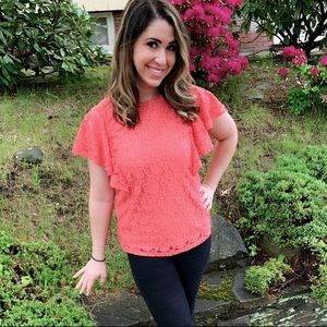 Beautiful Women’s Coral Blouse - Size S